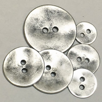 M-898-2 Hole Metal Button - 5 Sizes
